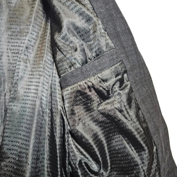 Marc Anthony Men’s Wool Plaid Jacket Coat XL - Picture 13 of 16